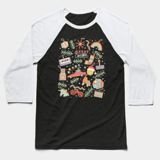 80's Christmas Baseball T-Shirt